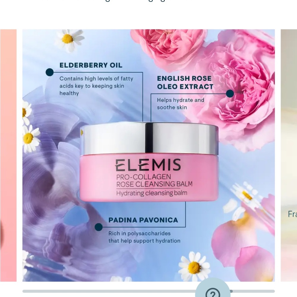 ELEMIS Pro-Collagen Rose Cleansing Balm - Pink and Cream (New, in Box) - Picture 7 of 10